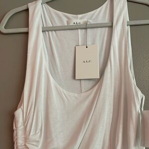 ALC white midi dress size medium